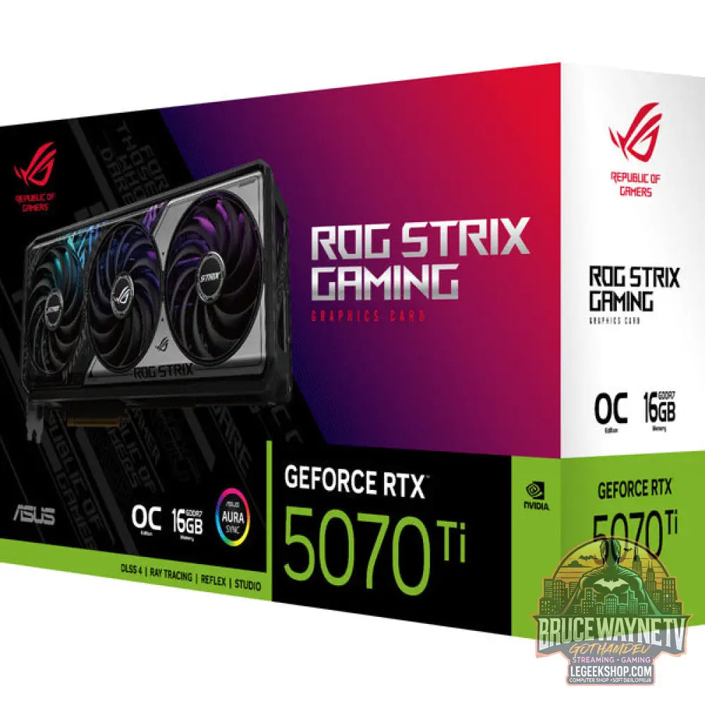 ASUS GeForce RTX 5070 Ti ROG Strix GAMING OC, carte graphique - ASUS - vue 12
