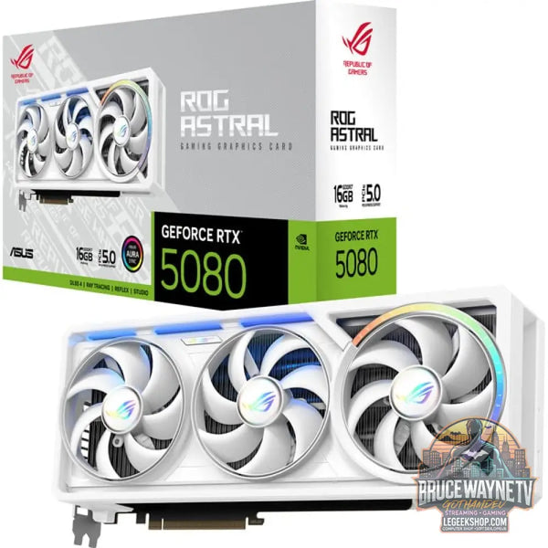 ASUS GeForce RTX 5080 ROG ASTRAL GAMING WHITE Edition, carte graphique - ASUS