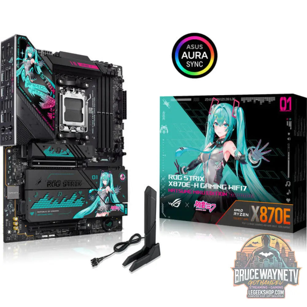 ASUS ROG STRIX X870E-H GAMING HATSUNE MIKU EDITION, carte mère - ASUS - vue 12