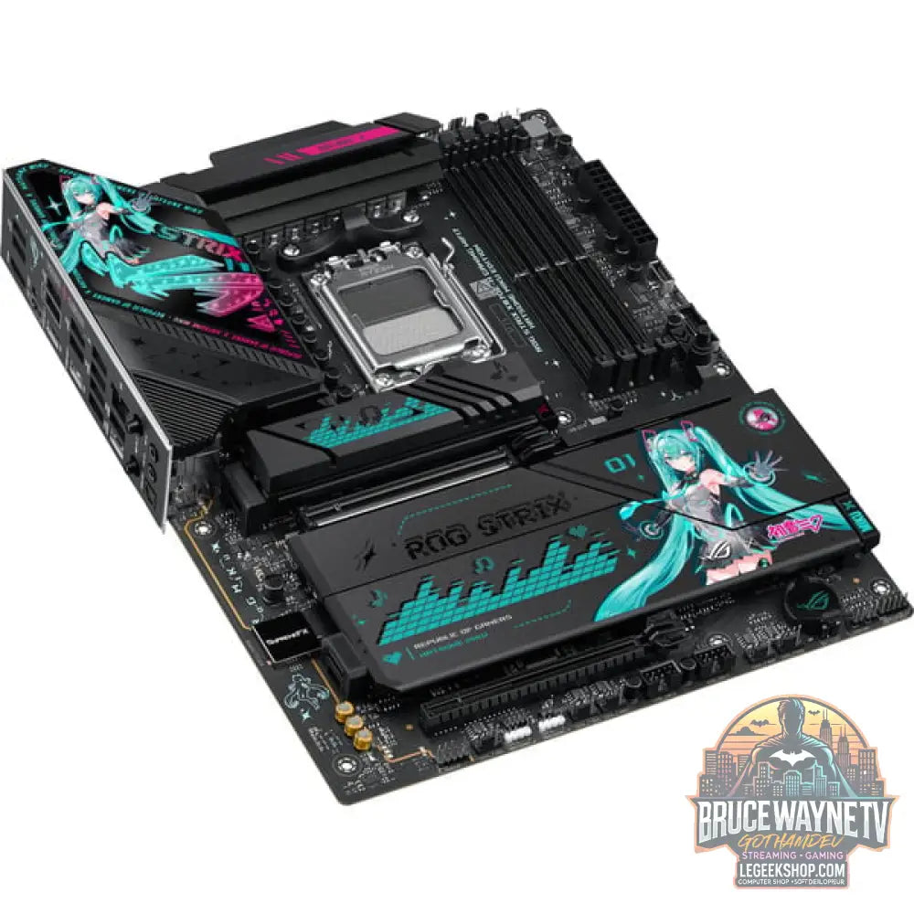 ASUS ROG STRIX X870E-H GAMING HATSUNE MIKU EDITION, carte mère - ASUS - vue 3