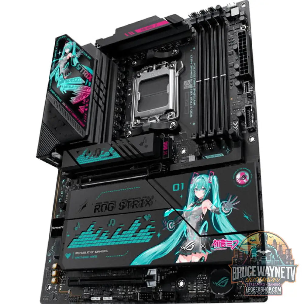 ASUS ROG STRIX X870E-H GAMING HATSUNE MIKU EDITION, carte mère - ASUS - vue 6
