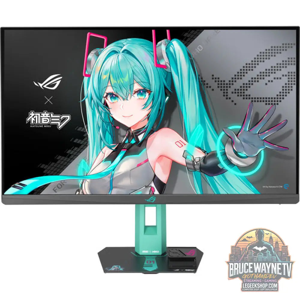 ASUS ROG Strix XG27ACMEG-G Hatsune Miku Edition 27" QHD/WQHD IPS 260 Hz - ASUS - vue 2