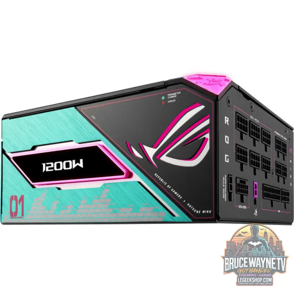 ASUS ROG Thor 1200W Platinum III Hatsune Miku Edition, alimentation PC - ASUS - vue 6