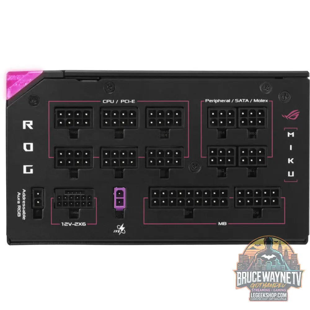 ASUS ROG Thor 1200W Platinum III Hatsune Miku Edition, alimentation PC - ASUS - vue 9