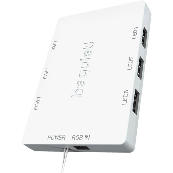 be quiet! Light Wings White 140mm PWM high-speed Triple Pack, Gehäuselüfter - be quiet! - vue 4