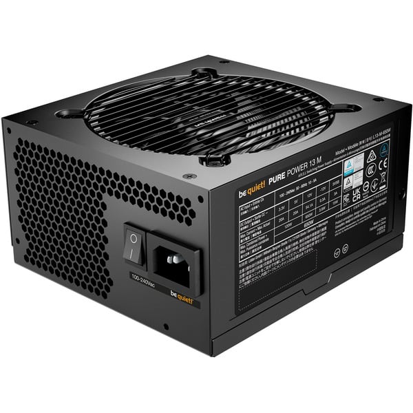 be quiet! Pure Power 13 M 650W, alimentation PC - vue 2