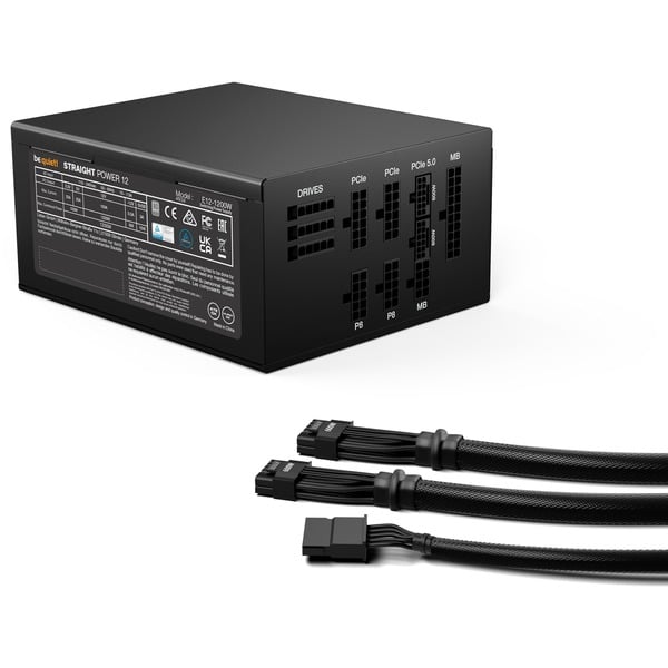 be quiet! Straight Power 12 Platinum 1200W ATX3.1, alimentation PC - vue 4