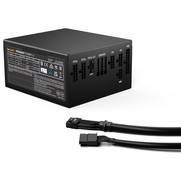 be quiet! Straight Power 12 Platinum 850W ATX 3.1, alimentation PC - vue 4