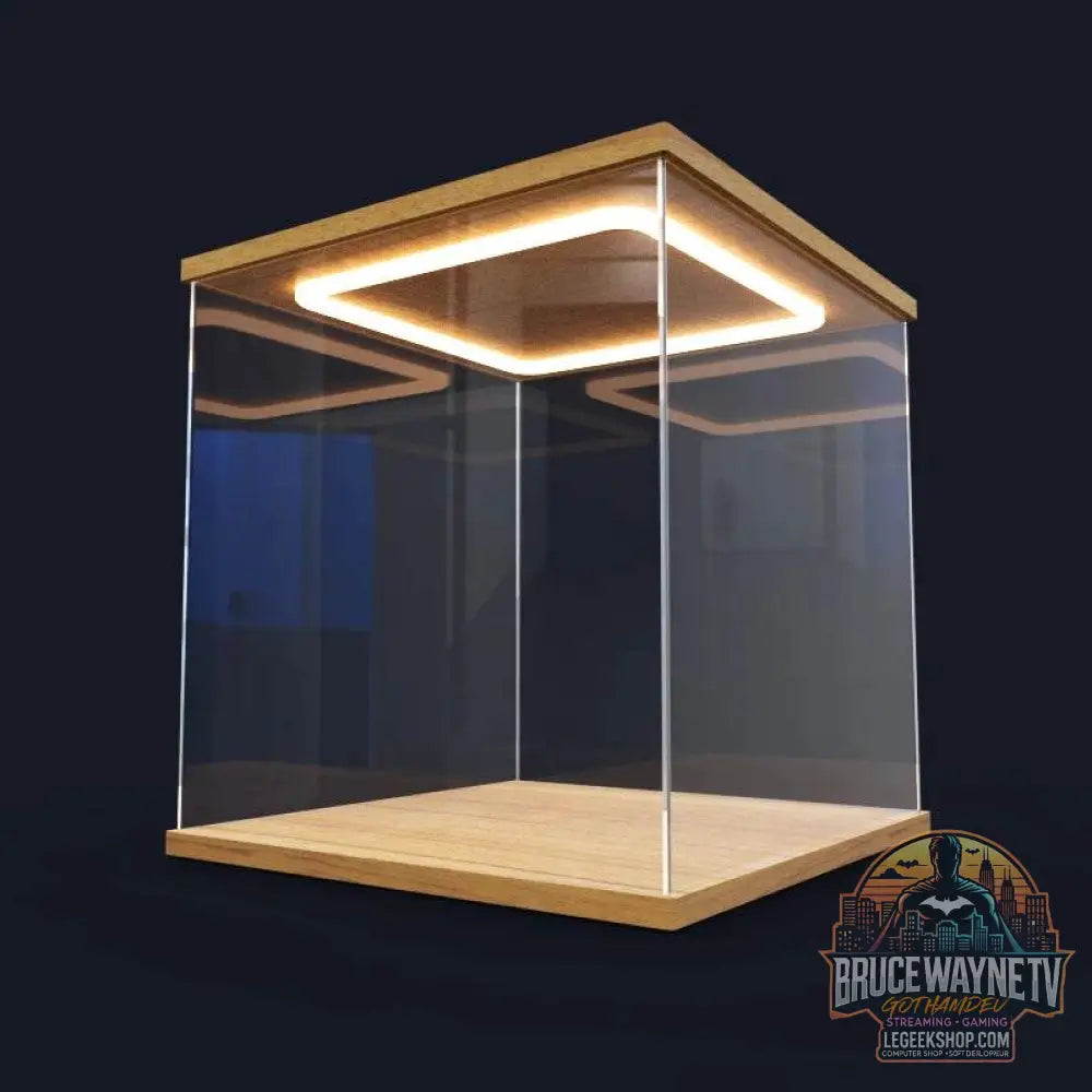 ✨ Présentoir LED Acrylique Transparent | Vitrine Figurines & Modèles - Legeekshop