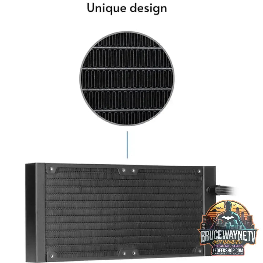 Chieftec ICEBERG 240 RGB, Wasserkühlung schwarz - Chieftec - vue 10