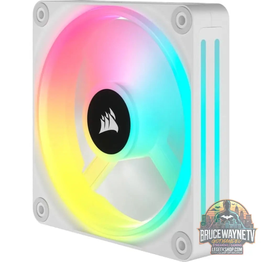 Corsair iCUE LINK QX120 RGB 120-mm-PWM-Lüfter, Gehäuselüfter - Corsair - vue 5