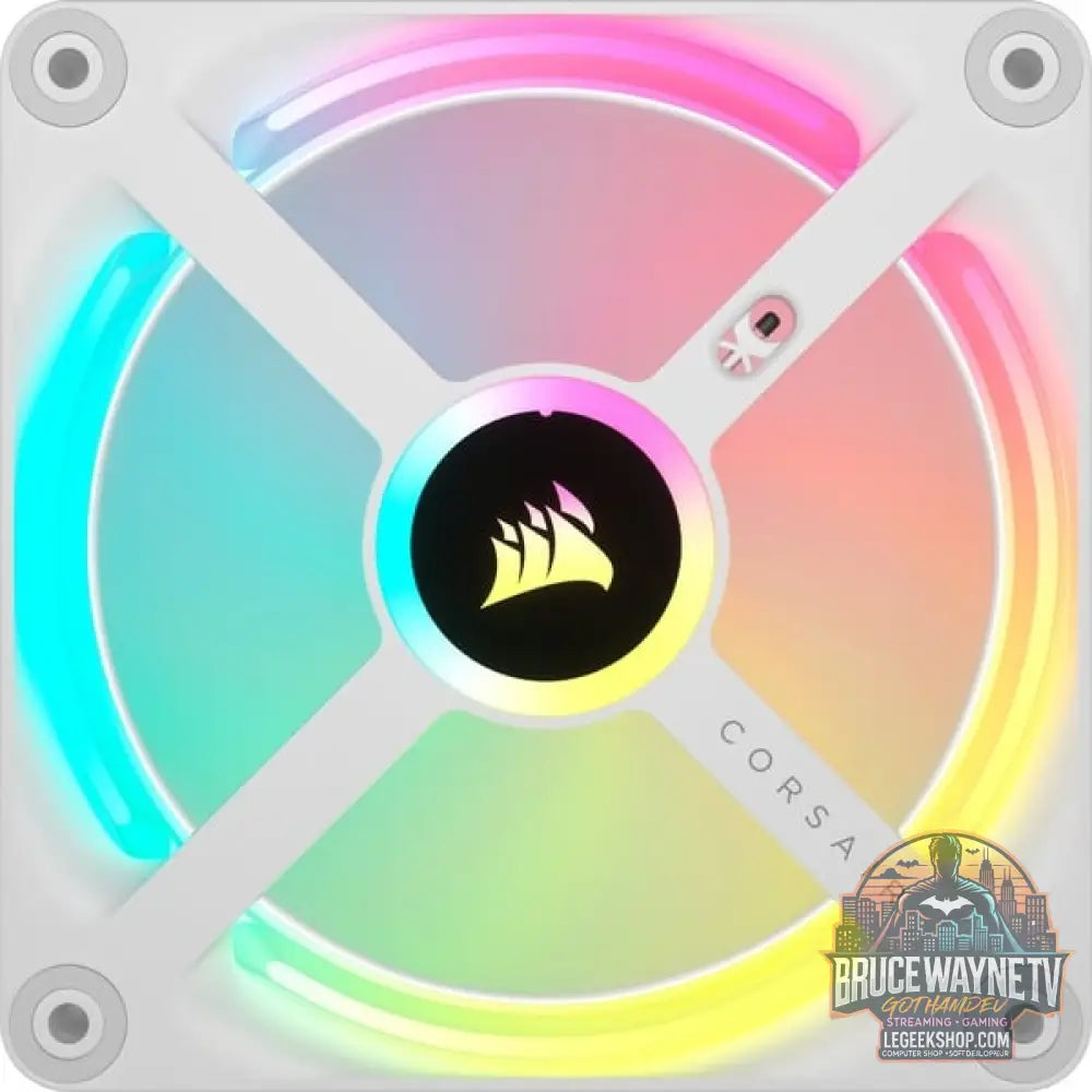 Corsair iCUE LINK QX120 RGB 120-mm-PWM-Lüfter, Gehäuselüfter - Corsair - vue 9