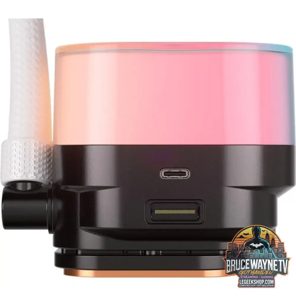 Corsair iCUE LINK TITAN 240 RX LCD RGB, Wasserkühlung weiß - Corsair - vue 12