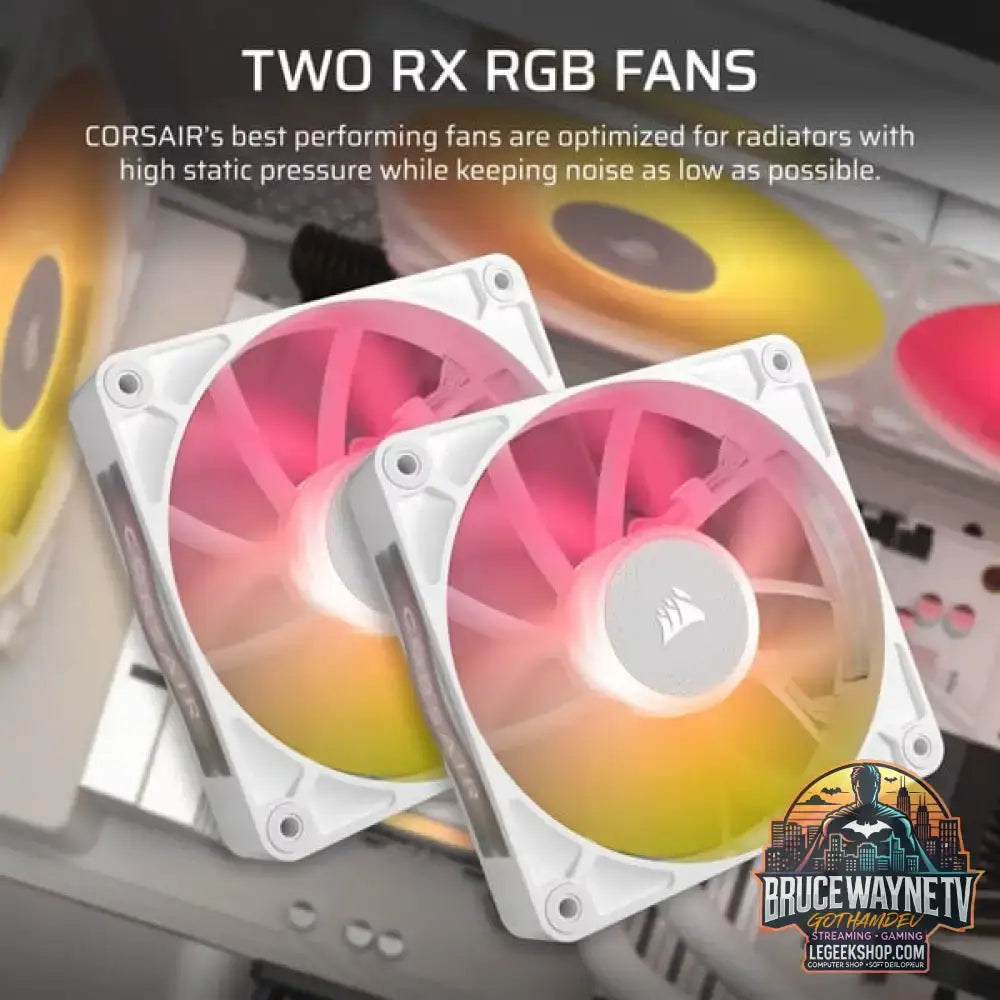 Corsair iCUE LINK TITAN 240 RX RGB, Wasserkühlung weiß - Corsair - vue 4