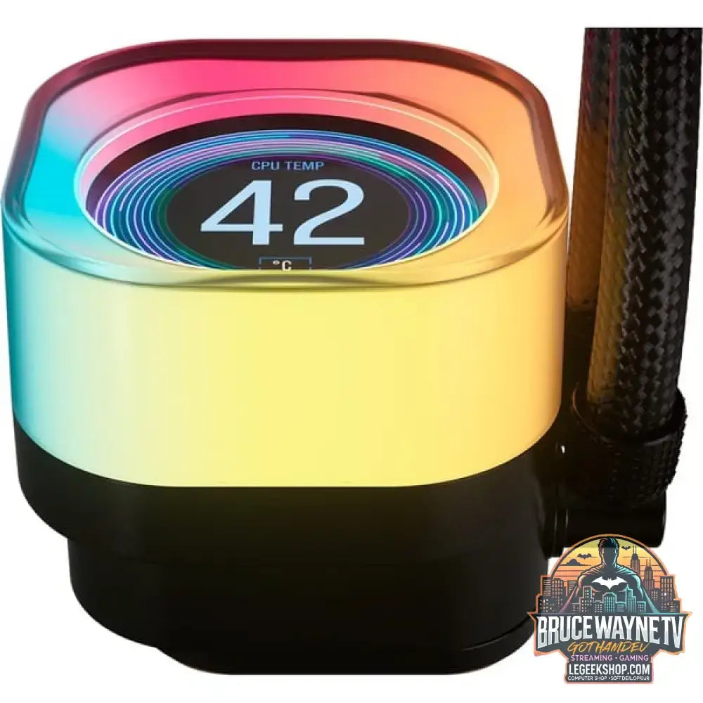 Corsair iCUE LINK TITAN 360 RX LCD RGB, Wasserkühlung schwarz - Corsair - vue 6