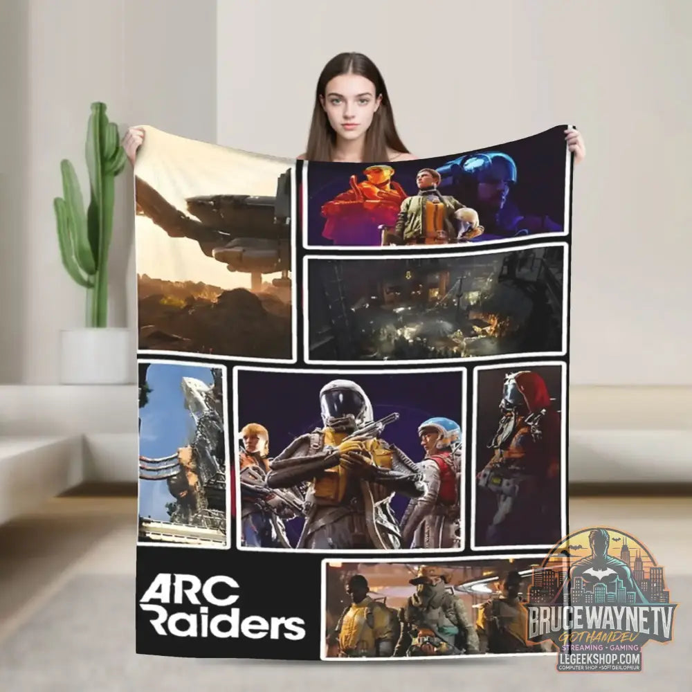 Couverture Arc Raiders Peluche Douce Canapé Lit 4 Saisons - 15 / 150x200cm - Couverture
