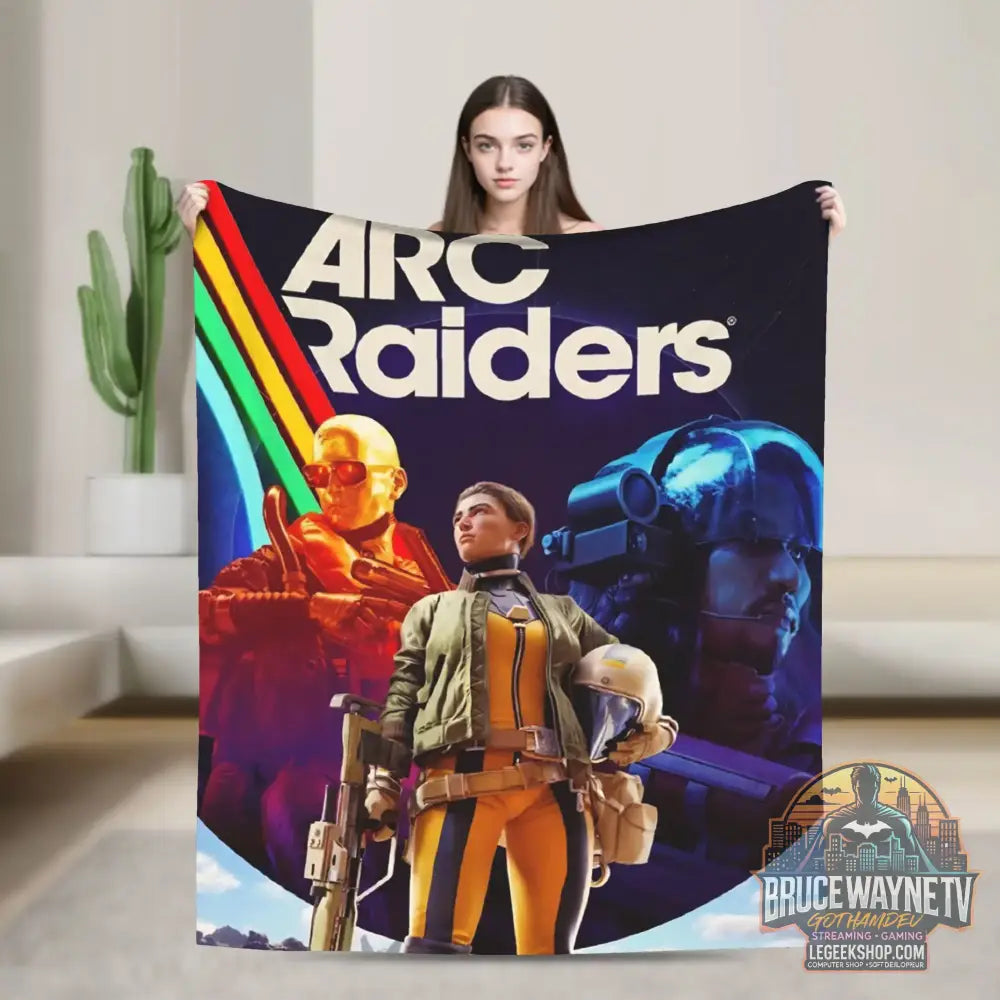Couverture Arc Raiders Peluche Douce Canapé Lit 4 Saisons - 5 / 150x200cm - Couverture