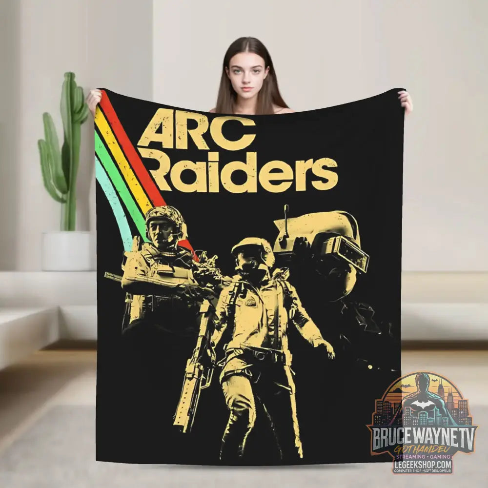 Couverture Arc Raiders Peluche Douce Canapé Lit 4 Saisons - 9 / 150x200cm - Couverture
