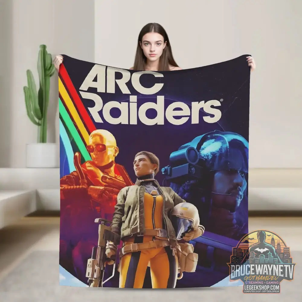 Couverture Polaire Arc Raiders - Plaid Flanelle Doux Gaming - 1 / 153x204cm - Couvertures & Plaids Gaming
