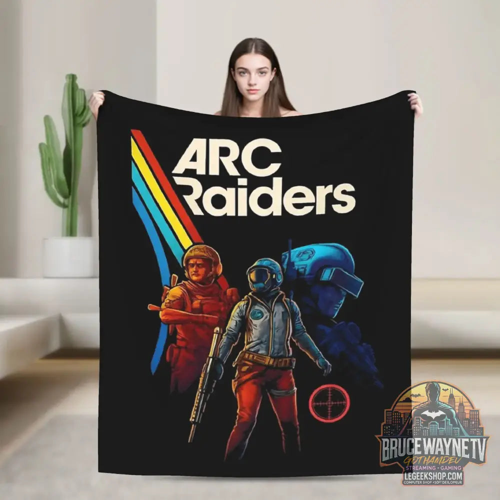 Couverture Polaire Arc Raiders - Plaid Flanelle Doux Gaming - 8 / 153x204cm - Couvertures & Plaids Gaming