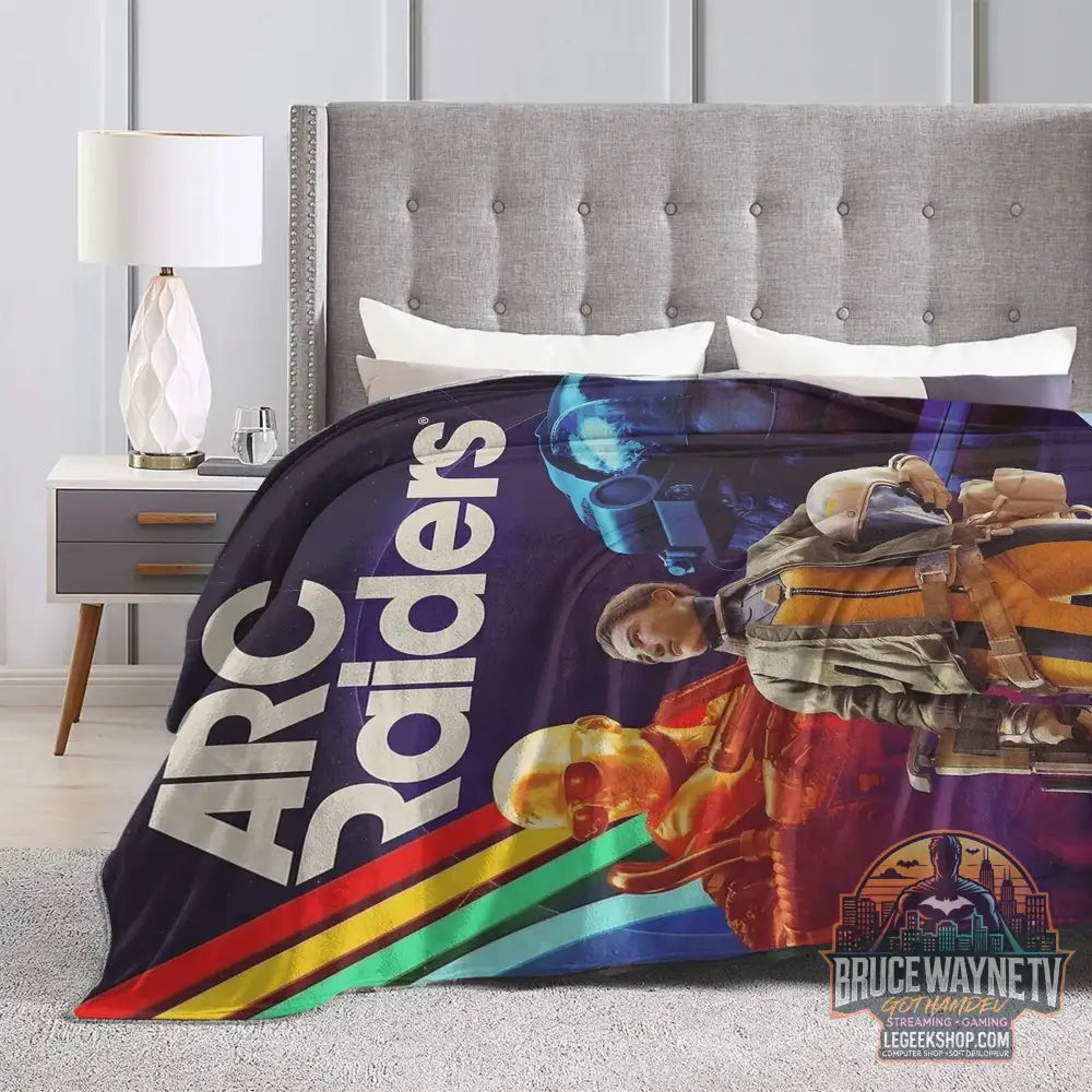 Couverture Polaire Arc Raiders - Plaid Flanelle Doux Gaming - Couvertures & Plaids Gaming