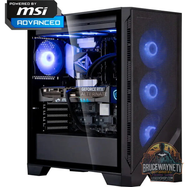 Custom PC Series • Blue Lucky Elements, Gaming-PC — vue 2