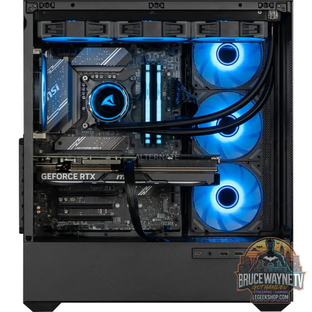 Custom PC Series • Blue Thunder Elements Gaming-PC — vue 3