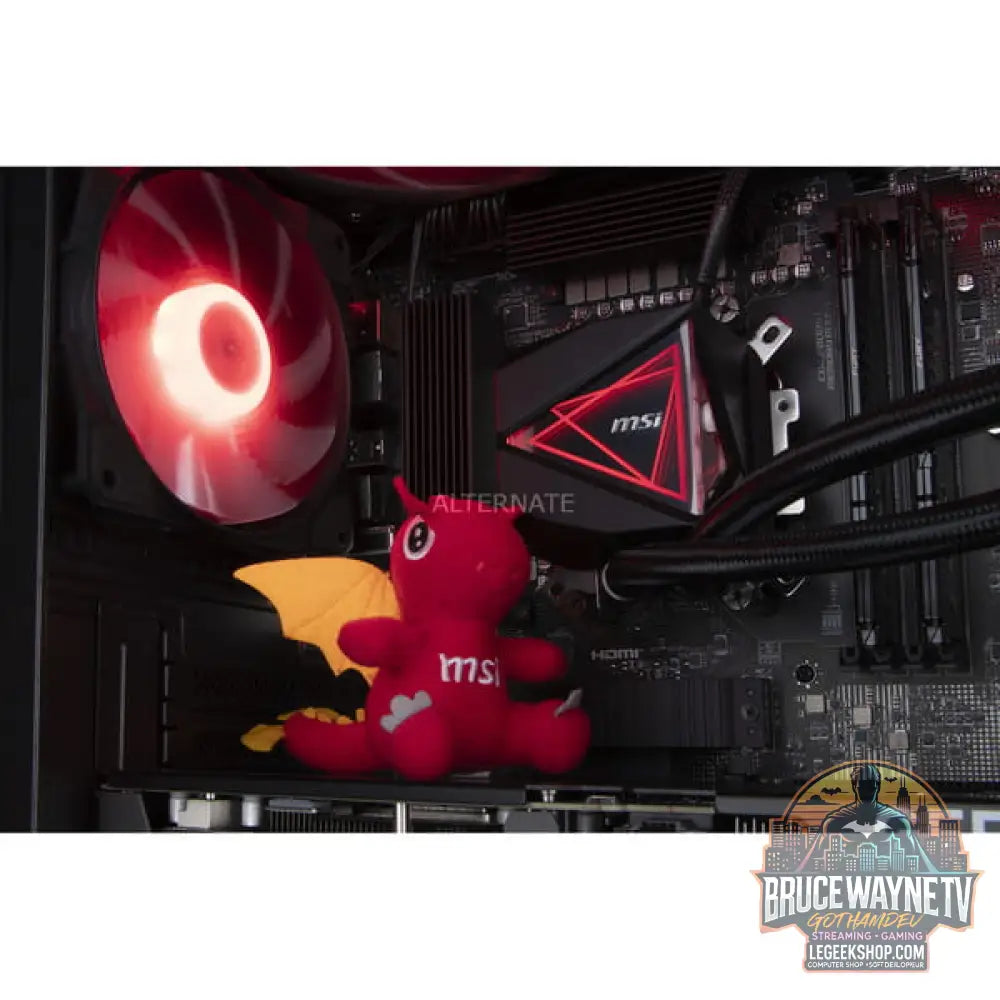 Custom PC Series • Red Lucky Elements, Gaming-PC — vue 4