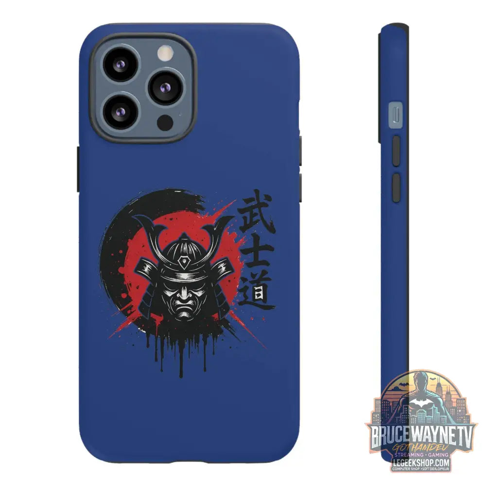 📱 samurai phone case Bleue foncé – coque renforcée iPhone 📱 - Legeekshop