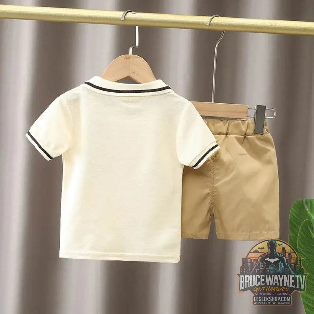 Ensemble de vêtements d'été pour bébé garçon, t-shirt et short, tenue de dessin animé mignon, t-shirt et pantalon pour tout-petits | Wayne Outfitters - Legeekshop