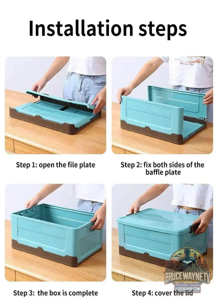 📦 Boîte de Rangement Pliante Multifonction – Camping, Maison & Voiture - Legeekshop