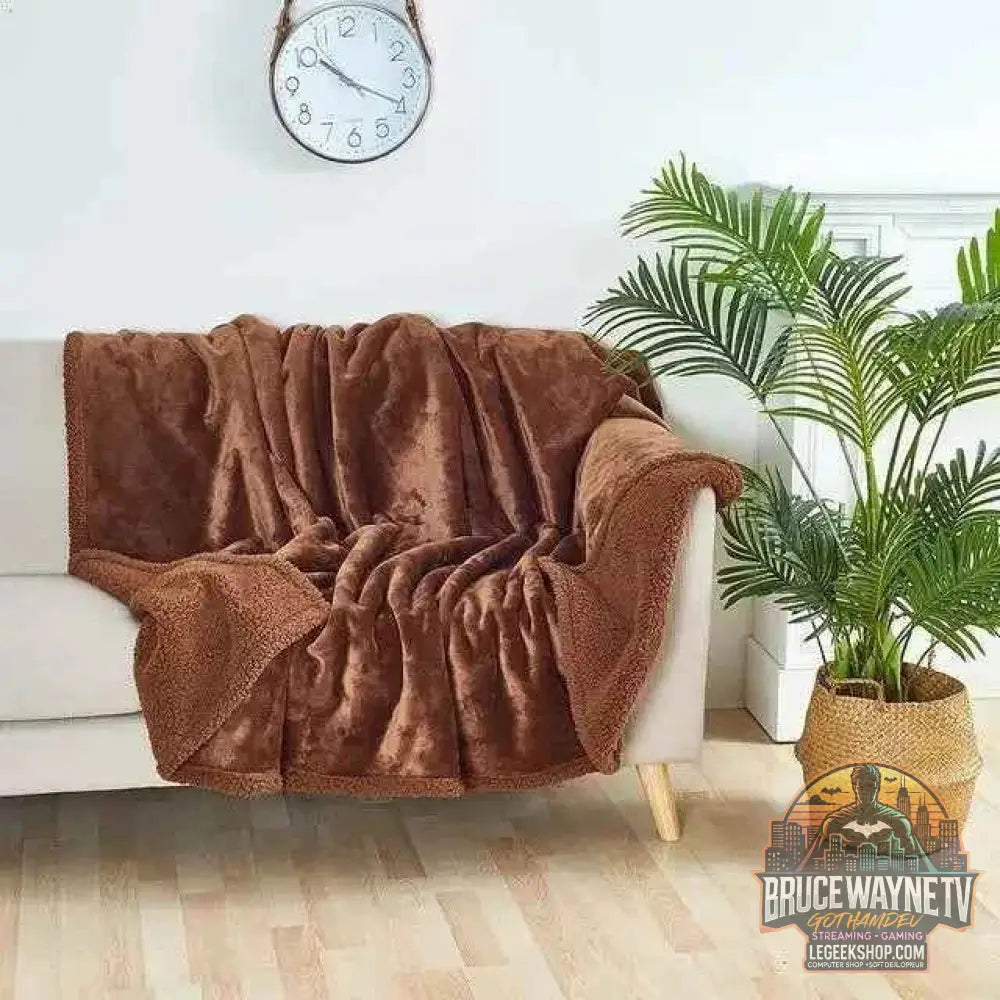 Plaid Chaud Imperméable king size Noir pour un confort maximum - Legeekshop