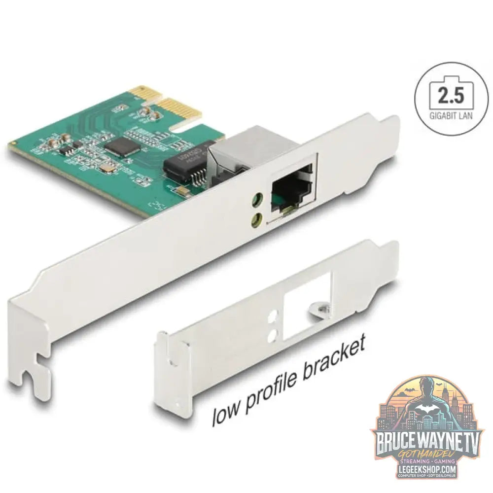 DeLOCK PCI Express x1 Karte 1 x RJ45 2,5 Gigabit LAN RTL8125, adaptateur réseau - DeLOCK - vue 3