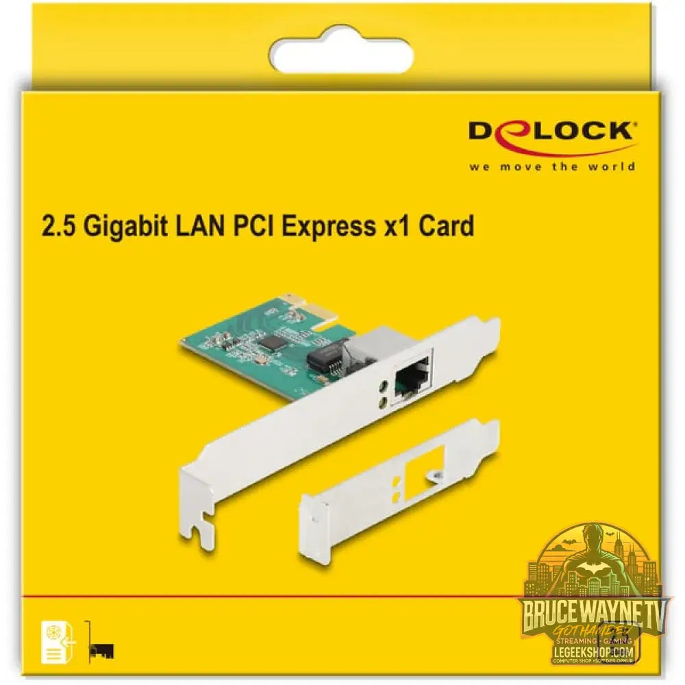 DeLOCK PCI Express x1 Karte 1 x RJ45 2,5 Gigabit LAN RTL8125, adaptateur réseau - DeLOCK - vue 4