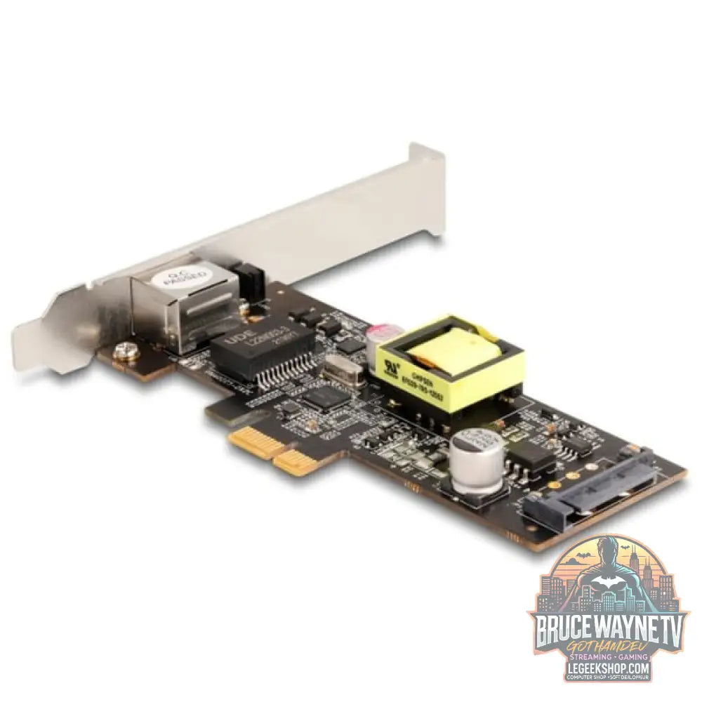 DeLOCK PCI Express x1 Karte auf 1 x 2,5 Gigabit LAN PoE+, adaptateur réseau - DeLOCK - vue 3