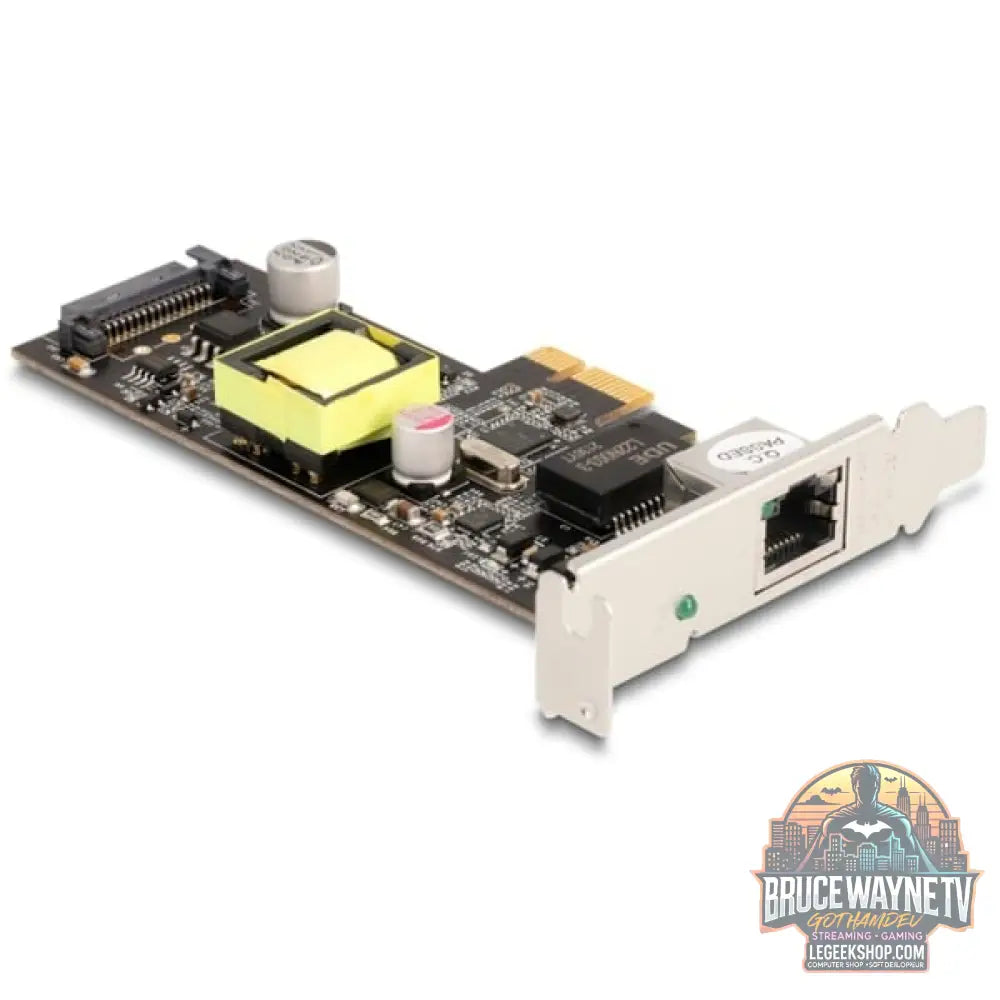 DeLOCK PCI Express x1 Karte auf 1 x 2,5 Gigabit LAN PoE+, adaptateur réseau - DeLOCK - vue 2