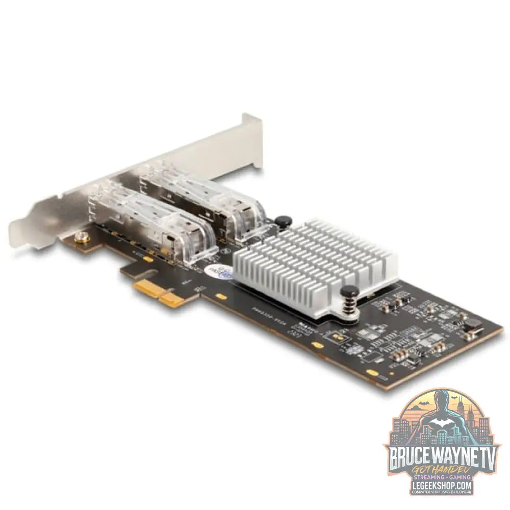 DeLOCK PCI Express x1 zu 2 x SFP Slot Gigabit LAN i350, adaptateur réseau - DeLOCK - vue 2