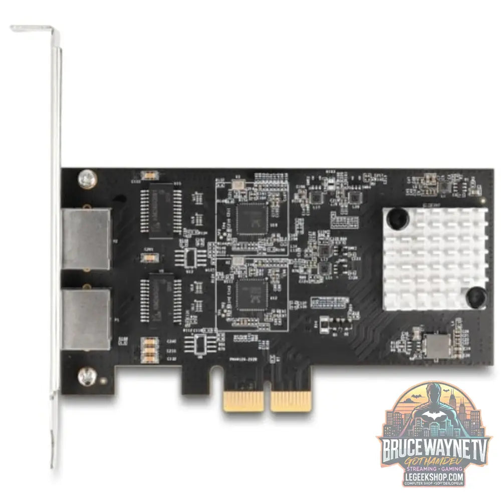 DeLOCK PCI Express x2 Karte zu 2 x RJ45, adaptateur réseau - DeLOCK - vue 3