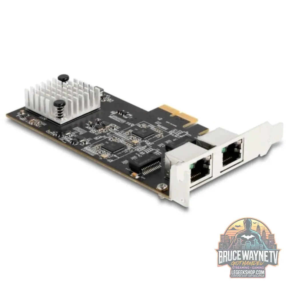 DeLOCK PCI Express x2 Karte zu 2 x RJ45, adaptateur réseau - DeLOCK - vue 2