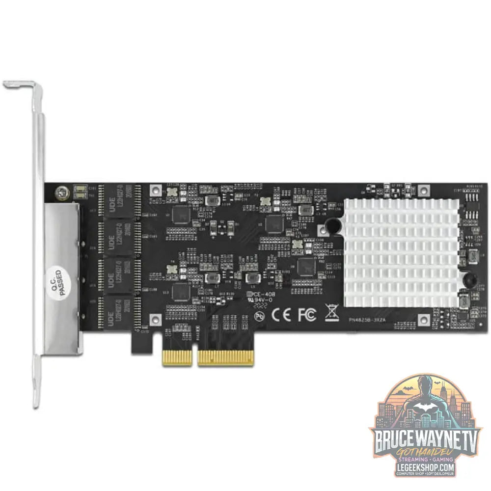 DeLOCK PCI Express x4 zu 4 x RJ45 2,5 GbE, adaptateur réseau - DeLOCK - vue 3