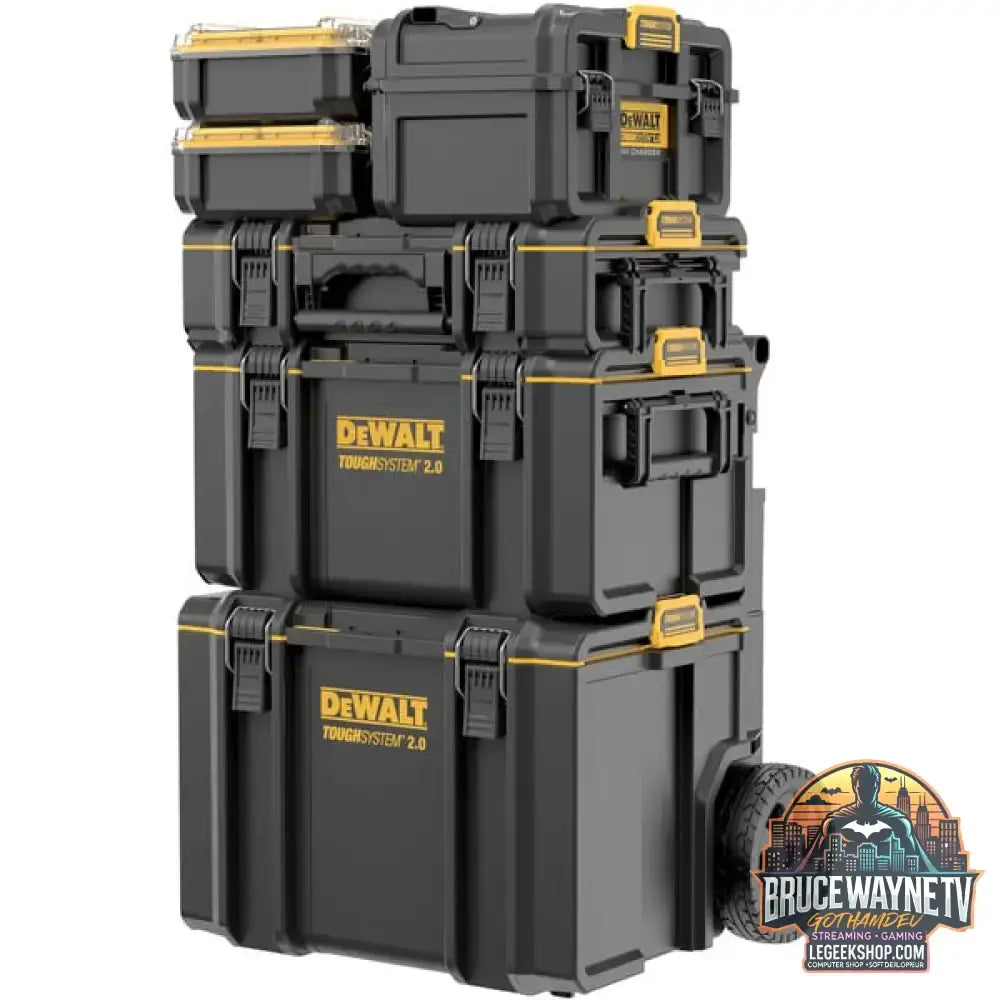 DEWALT ToughSystem 2.0 Charger Box DWST83471, Ladestation schwarz, Gleichzeitiges Laden von 2 18Volt XR / 54Volt FLEXVOLT Akkus - DEWALT - vue 5