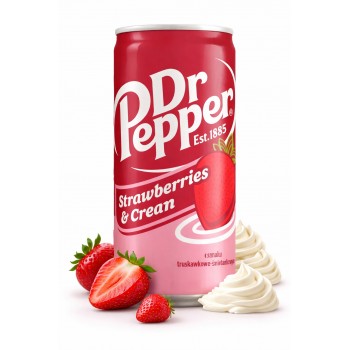 Dr Pepper Strawberry & Cream 330 ml x 24