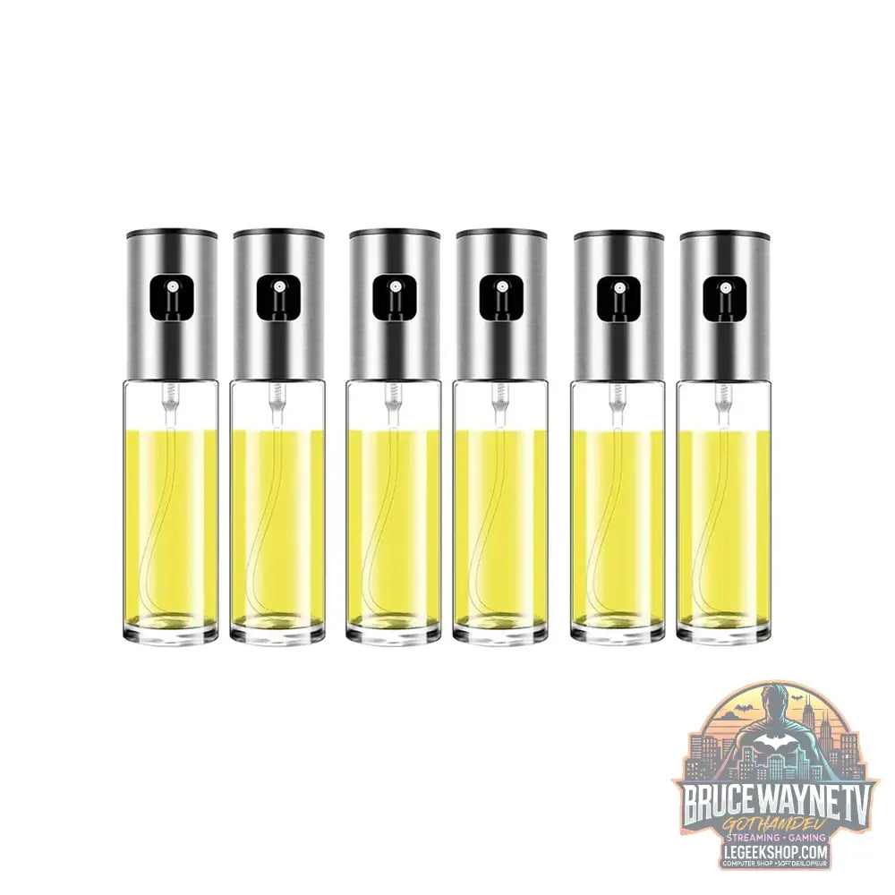 Gourmetech - Pulvérisateur d’Huile 100ml en Verre & Acier Inoxydable 🌿✨ - Legeekshop