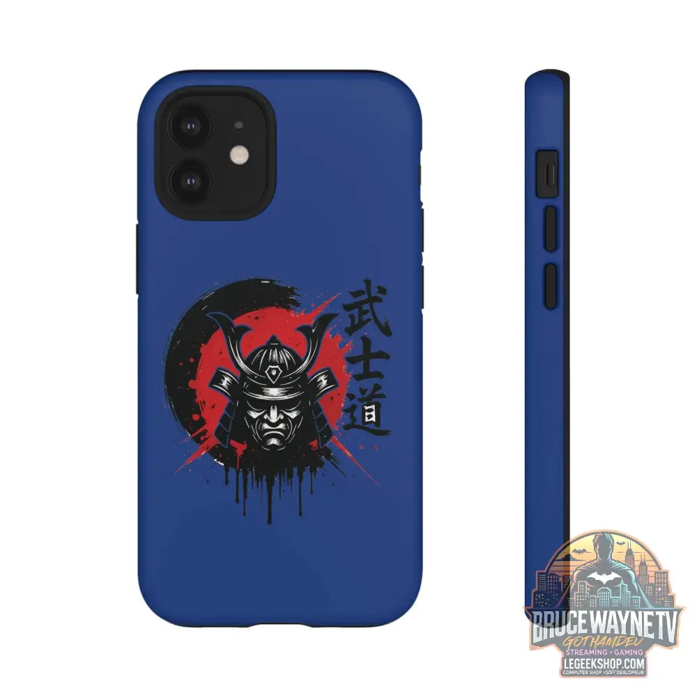 📱 samurai phone case Bleue foncé – coque renforcée iPhone 📱 - Legeekshop