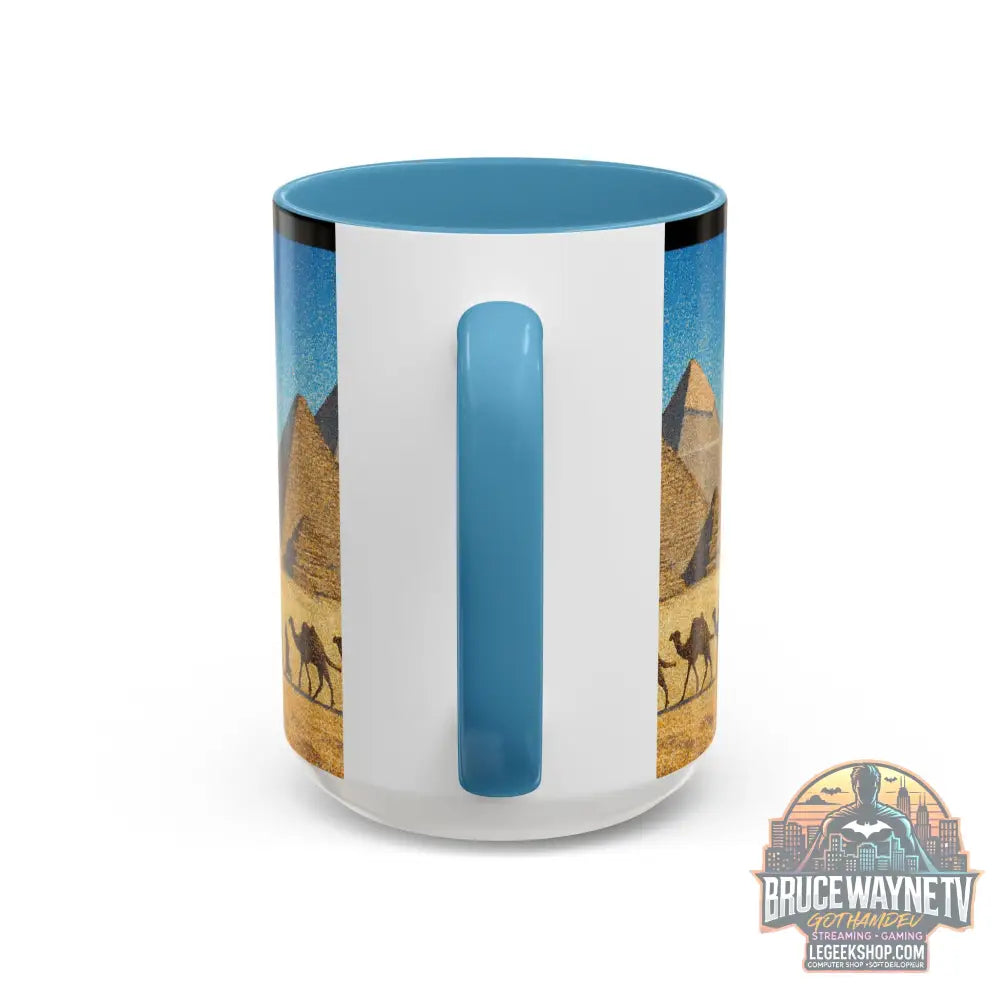 Egyptian Pyramids Camel Caravan Accent Coffee Mug - Mug