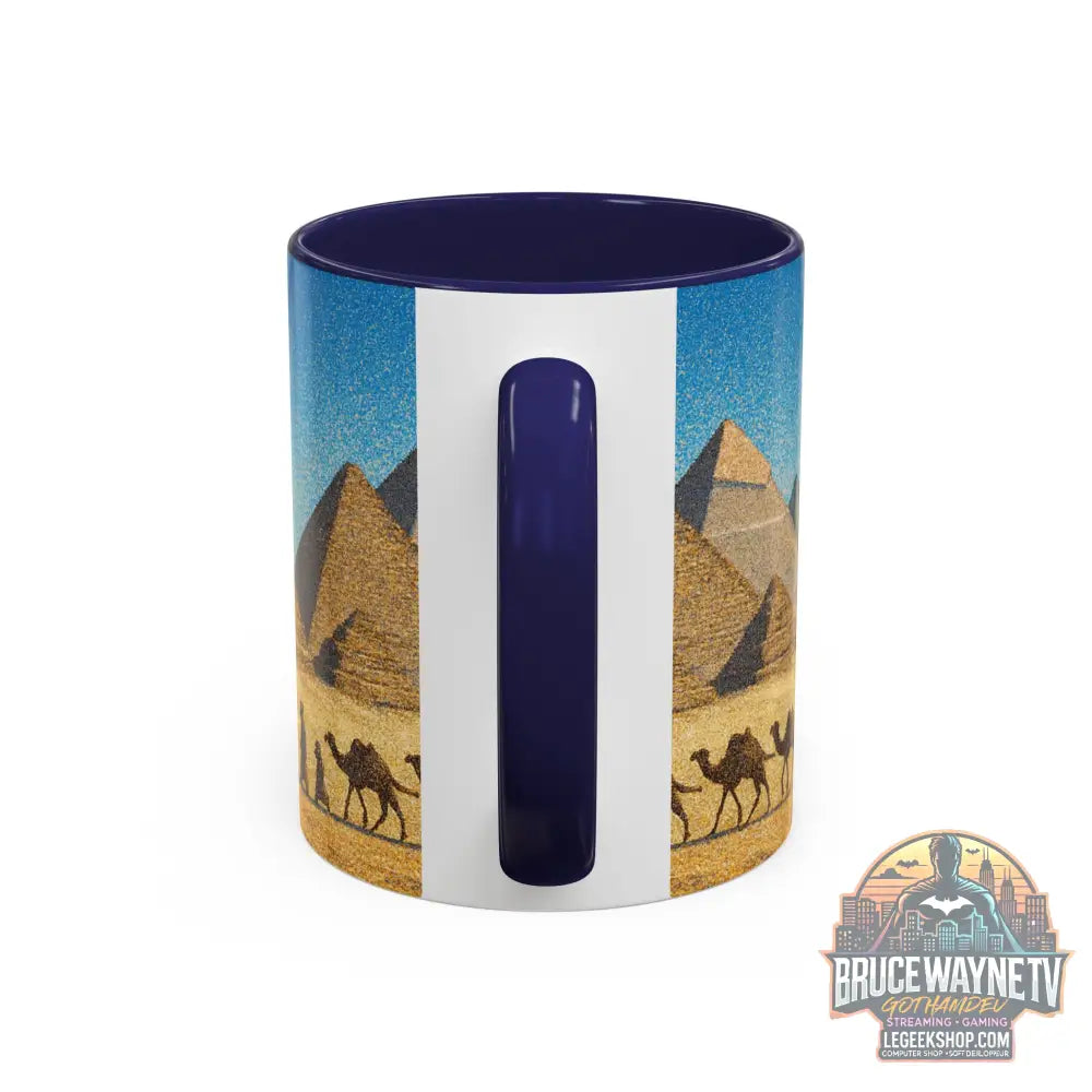 Egyptian Pyramids Camel Caravan Accent Coffee Mug - Mug