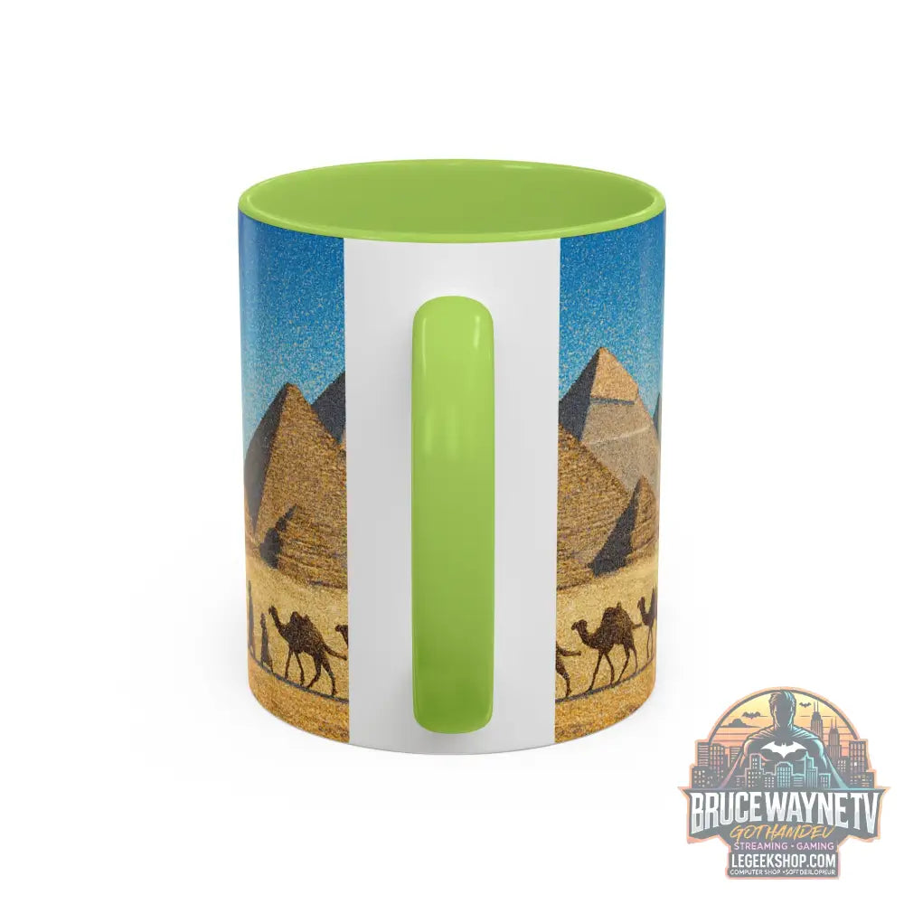 Egyptian Pyramids Camel Caravan Accent Coffee Mug - Mug