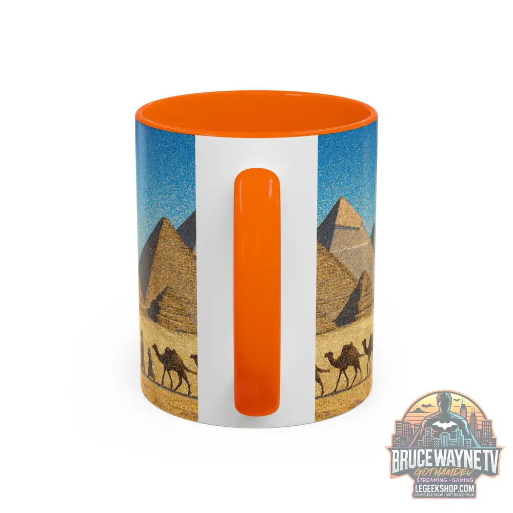 Egyptian Pyramids Camel Caravan Accent Coffee Mug - Mug