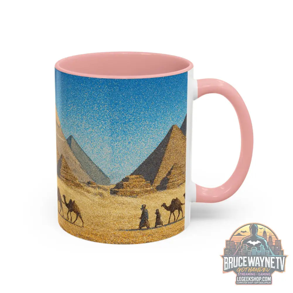 Egyptian Pyramids Camel Caravan Accent Coffee Mug - Mug