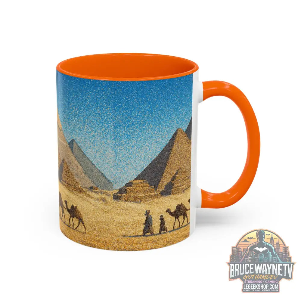 Egyptian Pyramids Camel Caravan Accent Coffee Mug - Mug